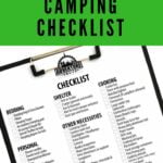 Ultimate Camping Checklist (1)