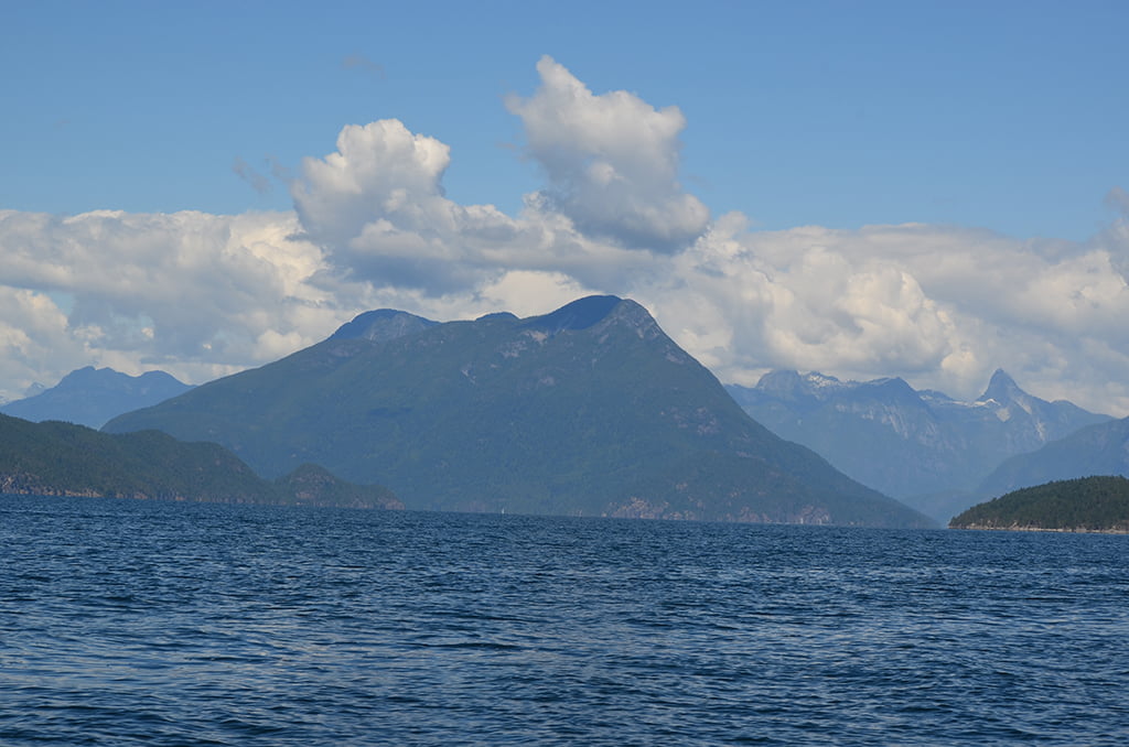 View during the Desolation Sound Boat Tour 