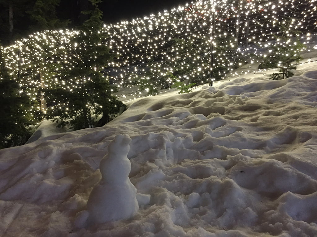Snowman up at Grouse Mountain