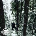 Jami Savage ziptreking in Whistler, BC