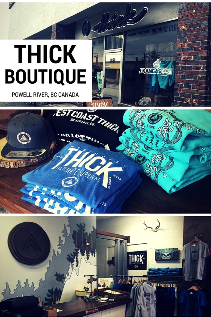 Thick Boutique Powell River BC Canada