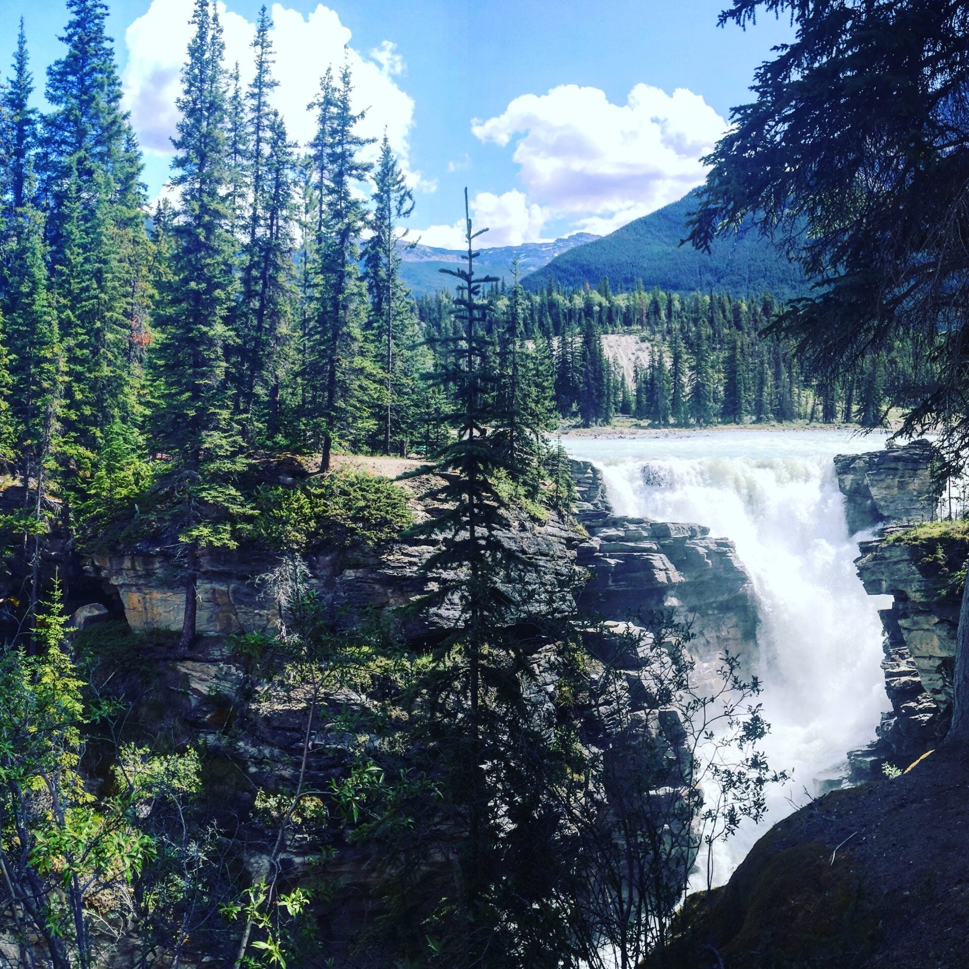Athabaska Falls, Jasper, AB, Canada