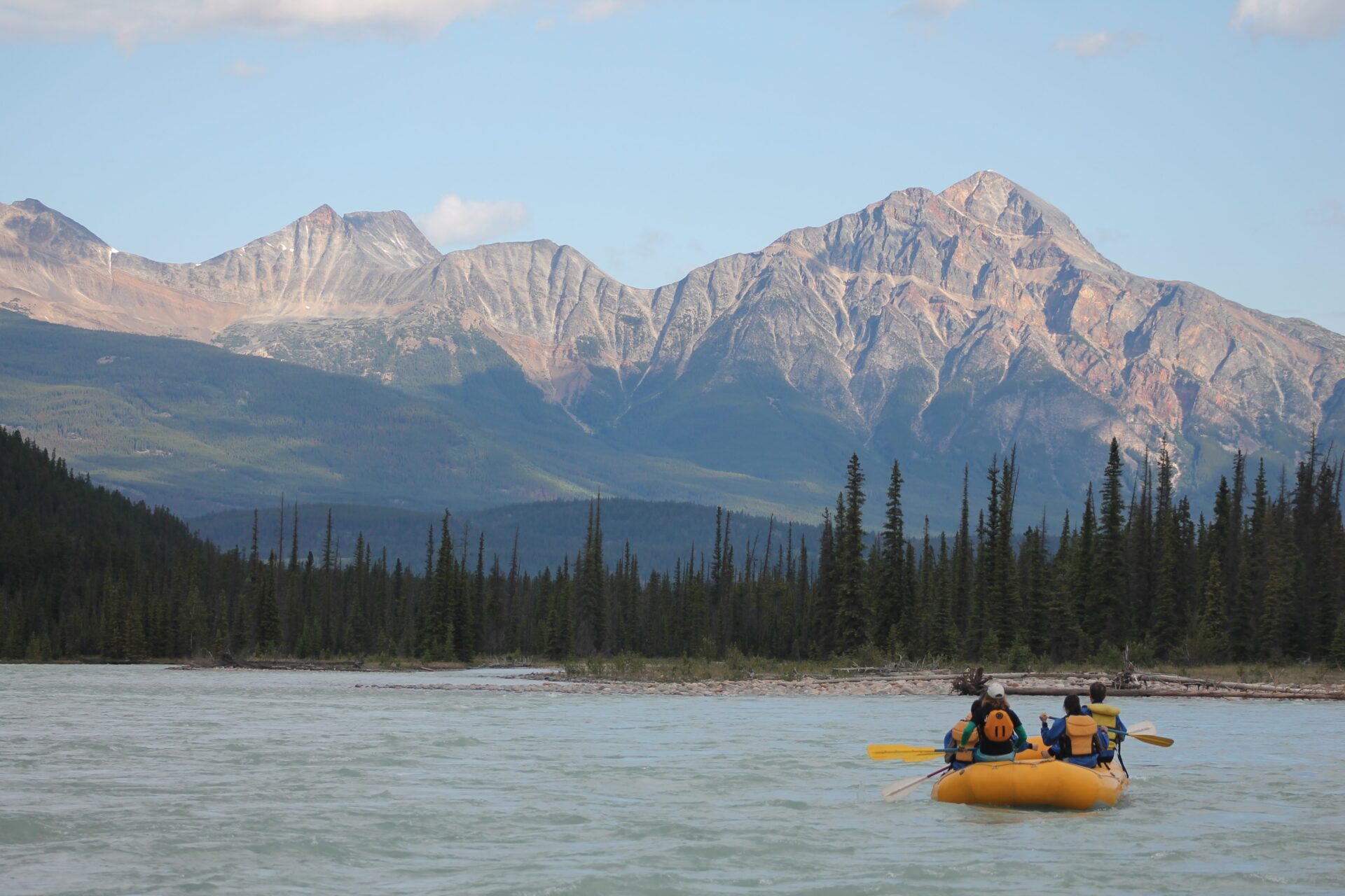 River Rafting with Jasper Rafting in Jasper, Alberta, Canada