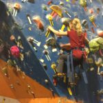 Project Climbing Centre Abbotsford – Young Girl Climbing with #ExploreBCbyBus