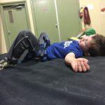 Project Climbing Center Abbotsford – Tired Boy with #ExploreBCbyBus