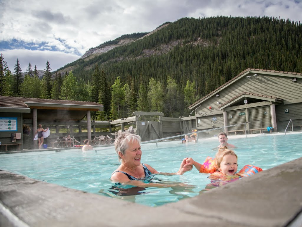 Miette Hot Springs in Jasper