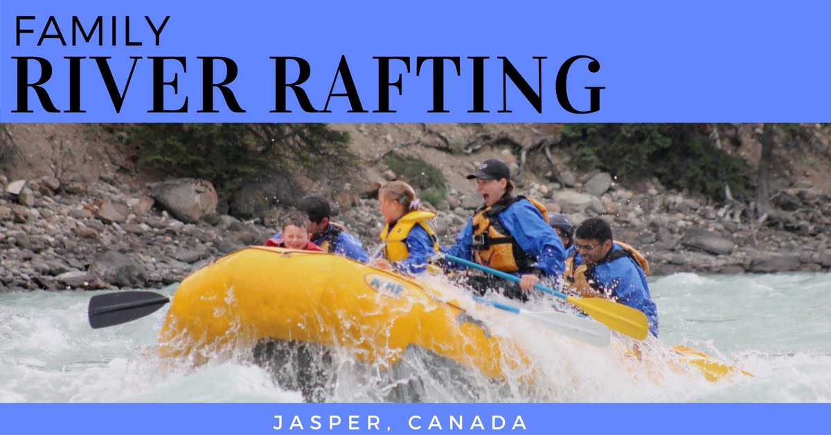 family river rafting in jasper