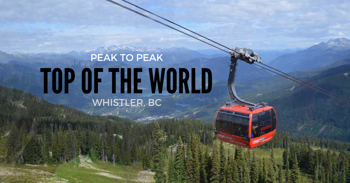 peak to peak gondola in whistler