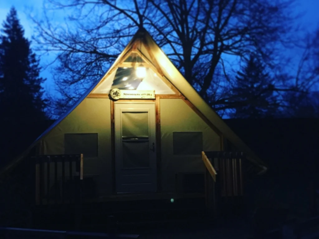 oTENTik in Fort Langley for our long weekend getaways