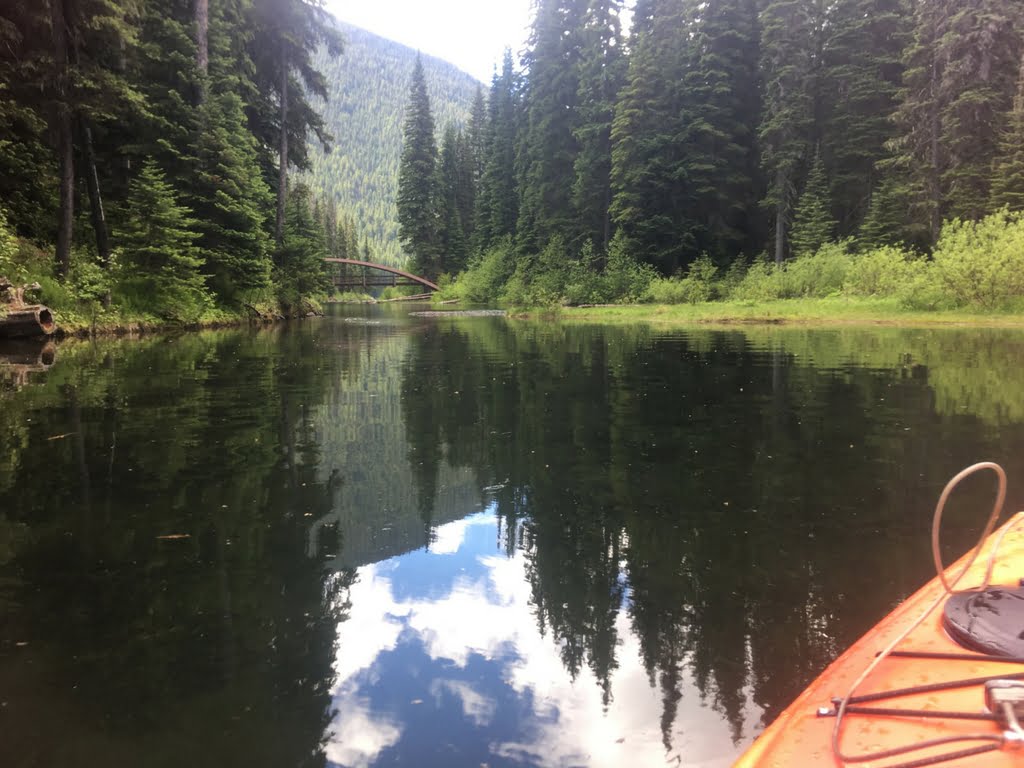 Kayaking adventure from our summer activities in Manning Park