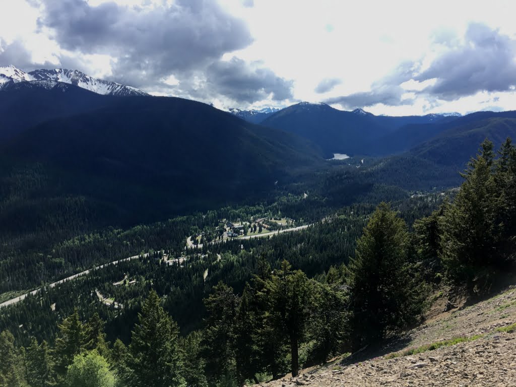 Cascade lookout from our summer activities at Manning Park