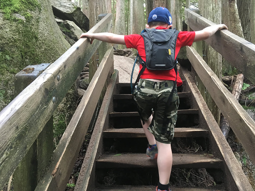 boy-going-up-stairs-on-the-chief-hike