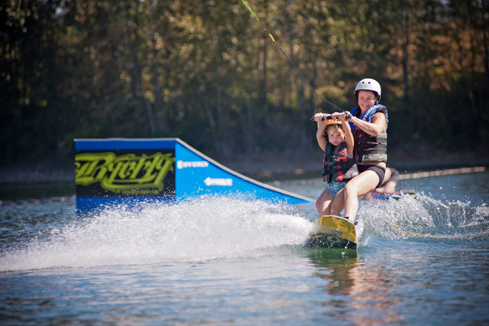 mom-and-child-wakeboarding