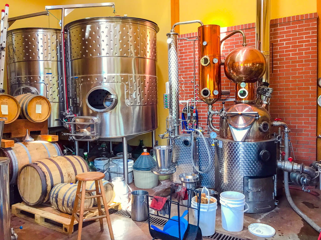 Distillery in Merridale Cidery and Distillery