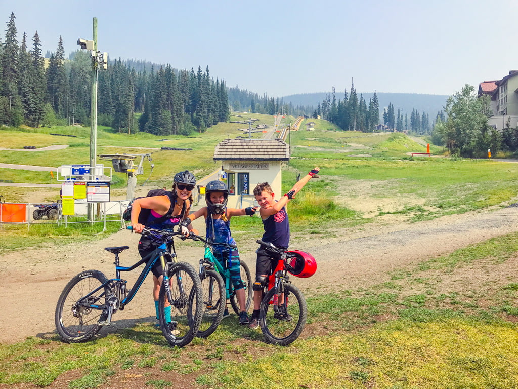 Sun-Peaks-family-mountain-biking