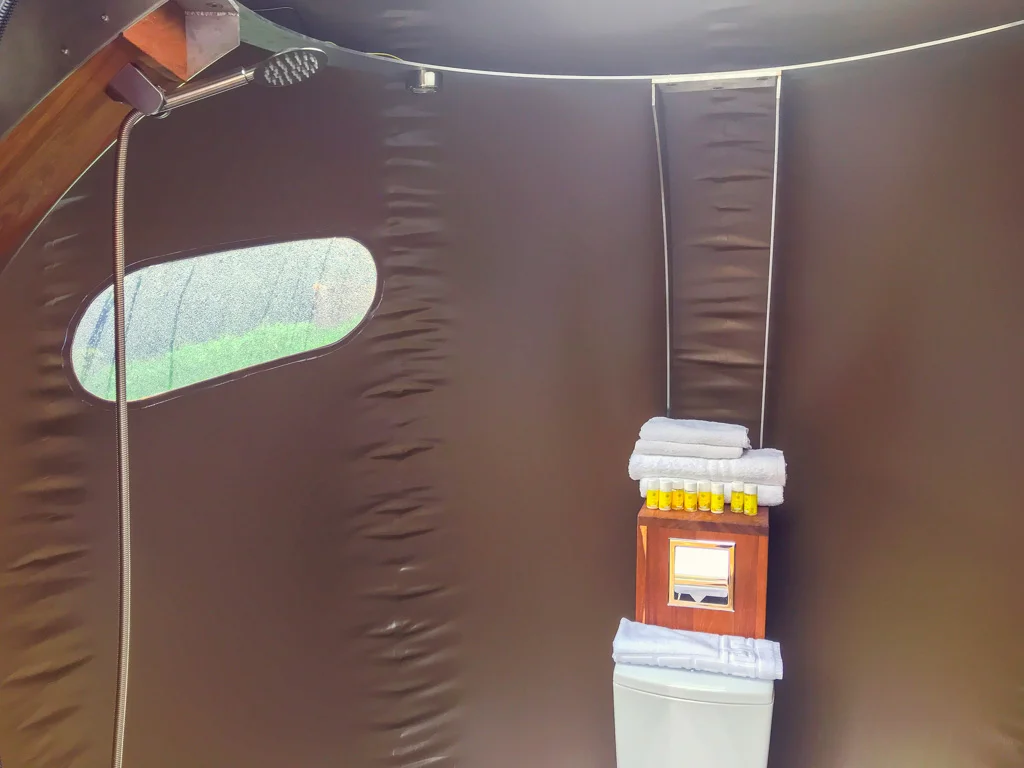 Finn Lough bubble dome bathroom