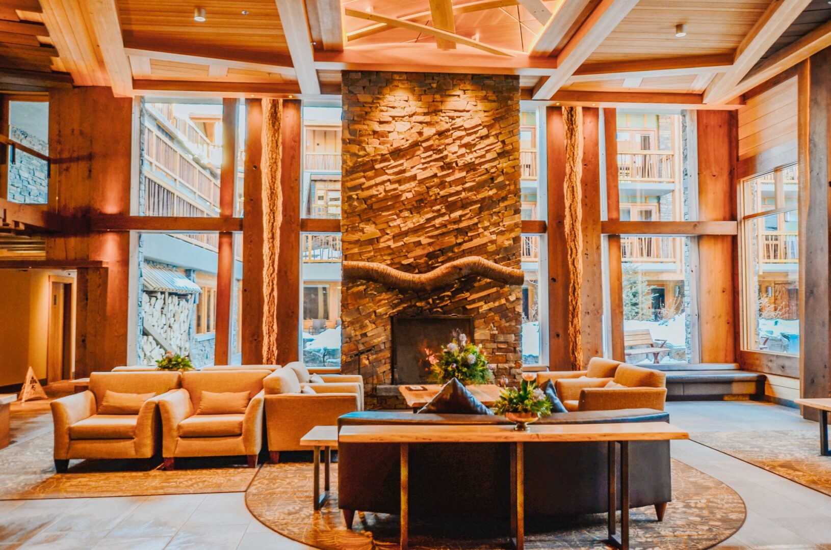 inside-moose-hotel-and-suites-lobby, best family hotel in Banff