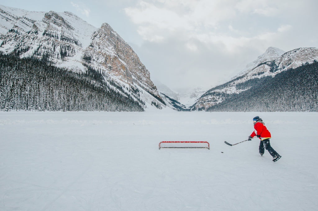 Ice Magic-Lake Louise Winter Festival Tote Bag