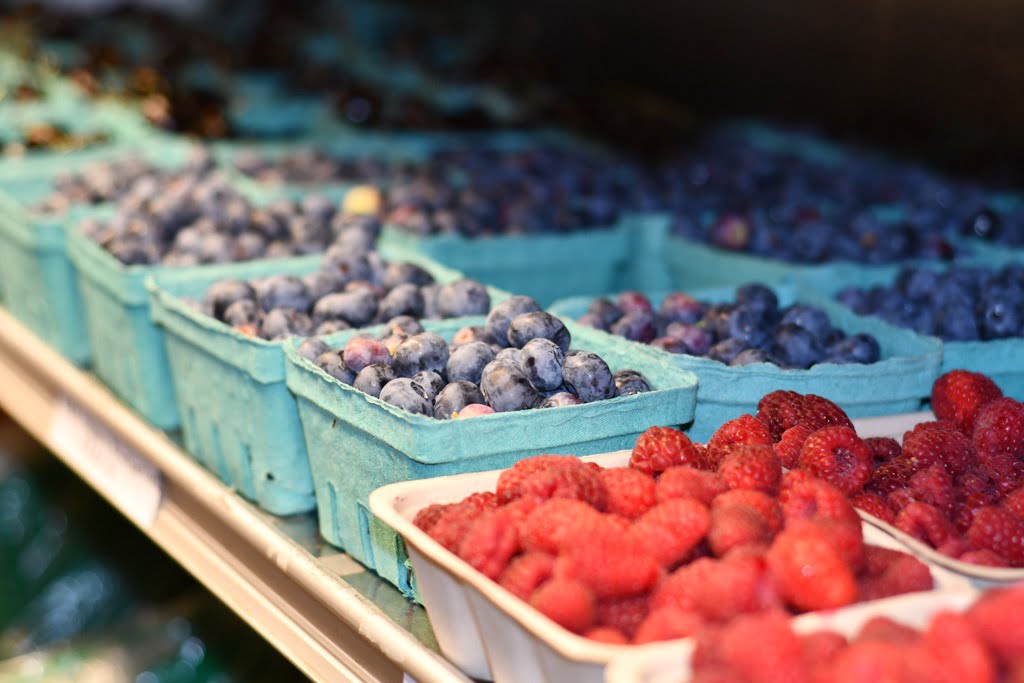 blueberries-and-raspberries-at-North-Arm-Farm