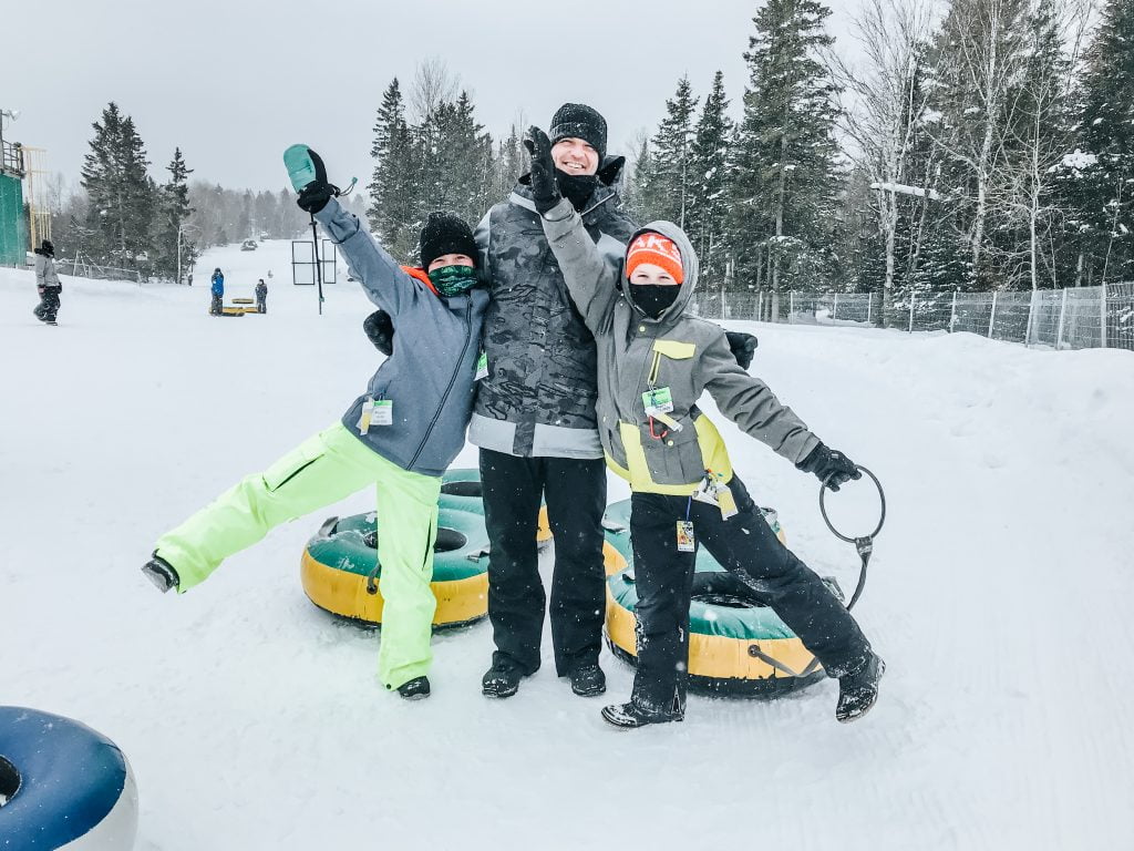 Family snow tubing - adventure advent calendar