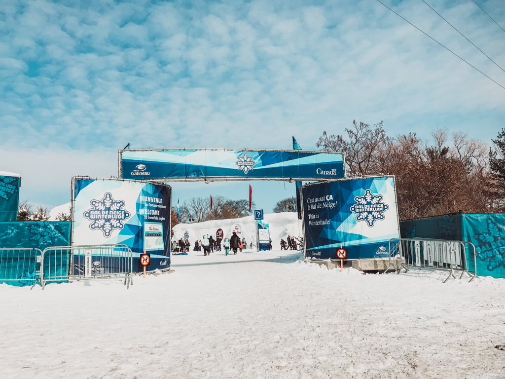 front entrance gates to winterlude guide