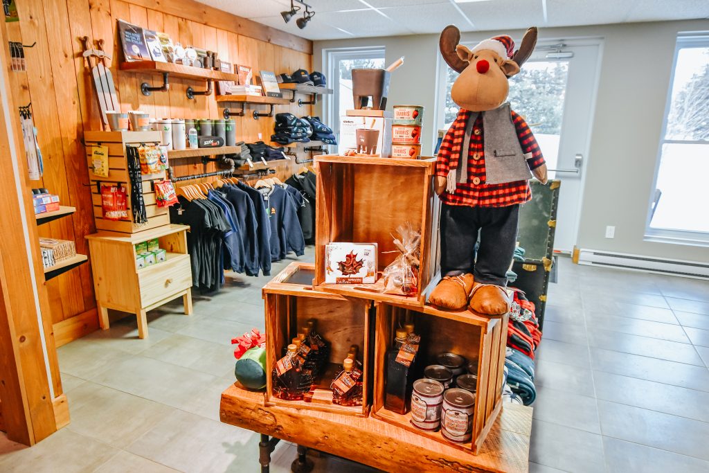 Gift shop at chalets lanaudiere