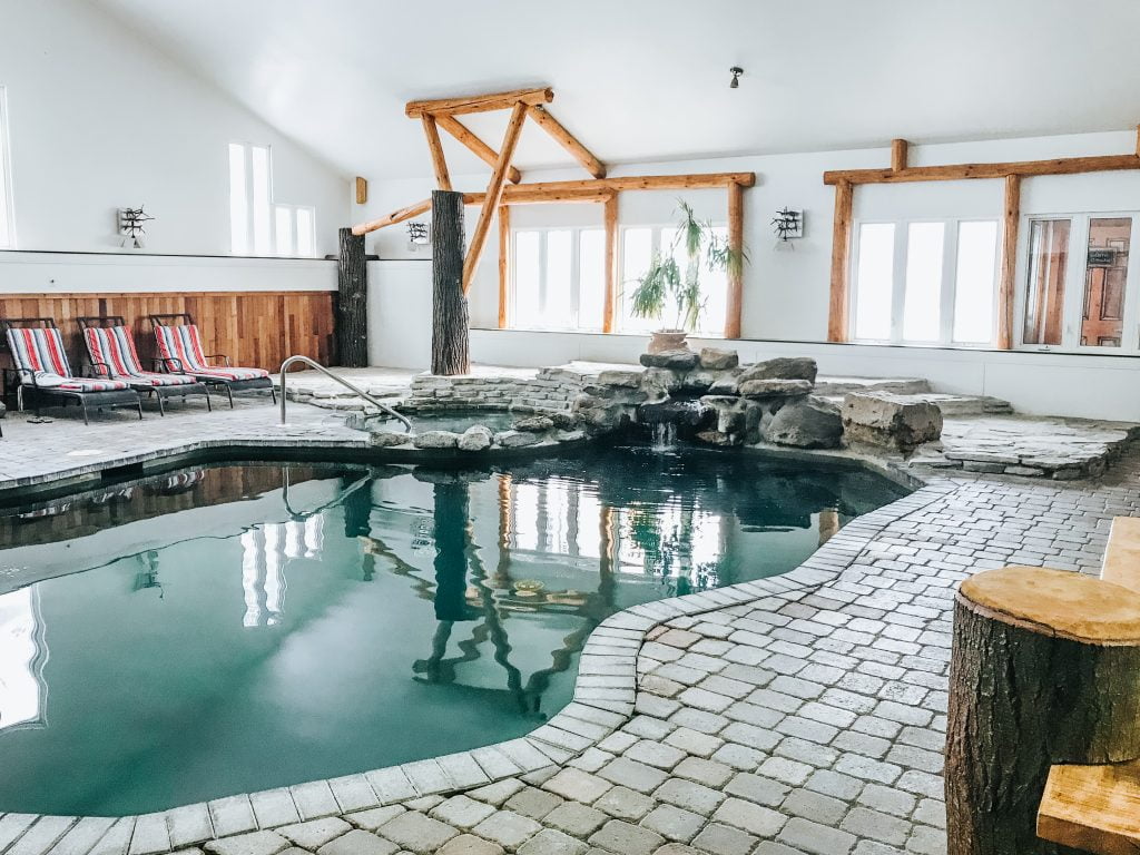 Nordic spa at le baluchon éco villégiature
