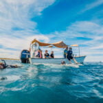 Things to do in Cabo with kids – boat on the water