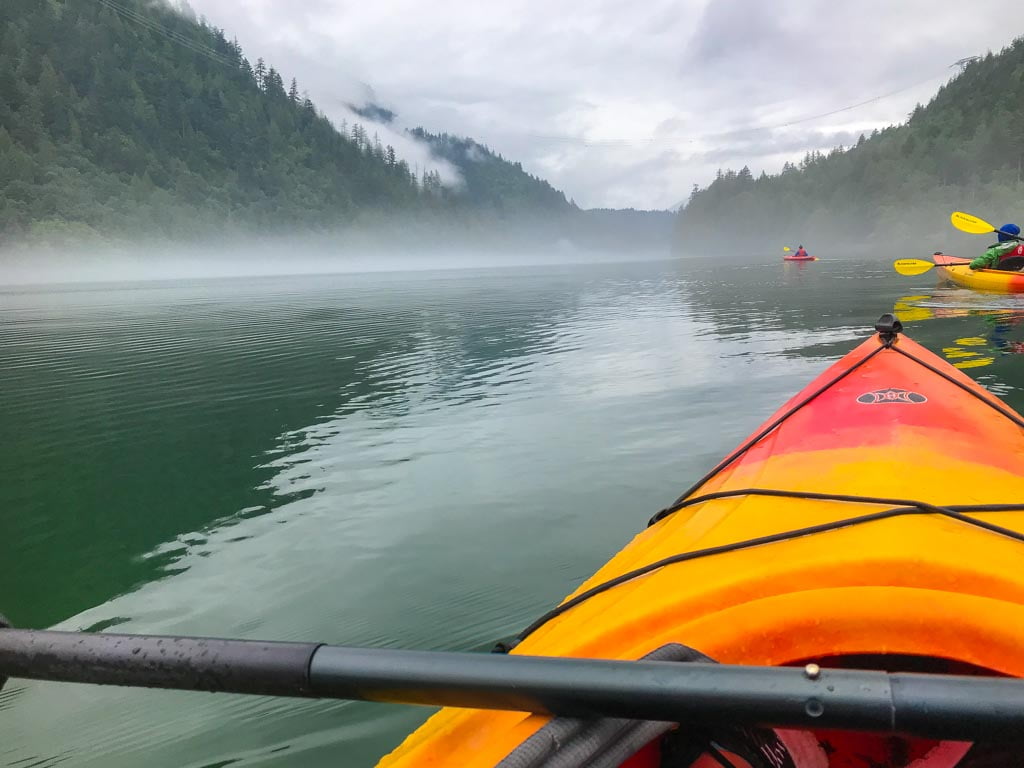 Kayak on Harrison Lake