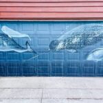 narwhal whale mural in winnipeg