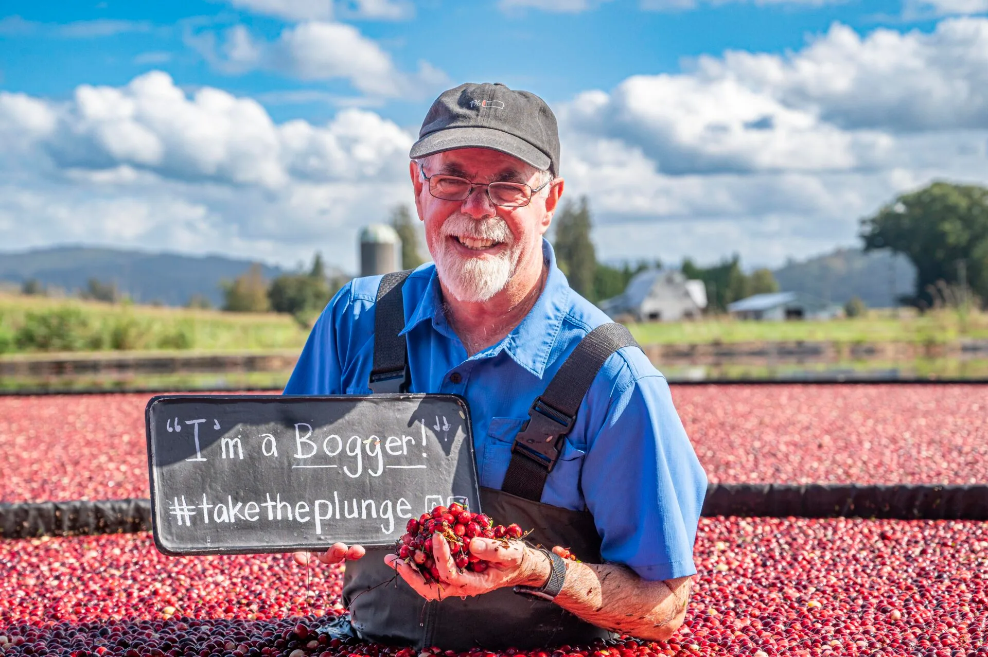 Dennis Ducklow in Cranberry Bog in Langley.