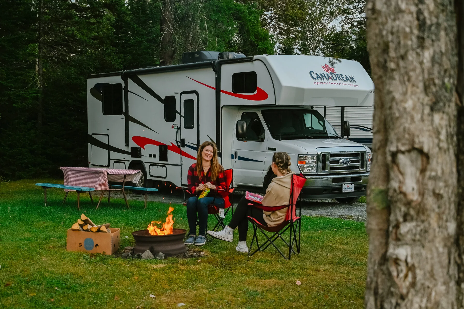 CanaDream RV at Halifax KOA during a Halifax road trip