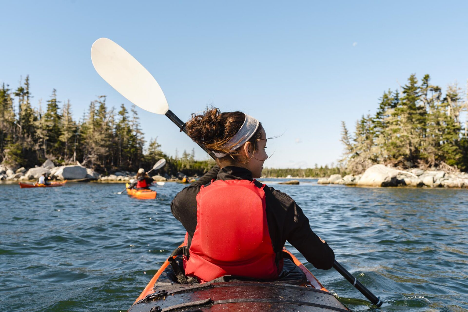 Norse Cove, Nova Scotia is a beautiful kayaking destination.