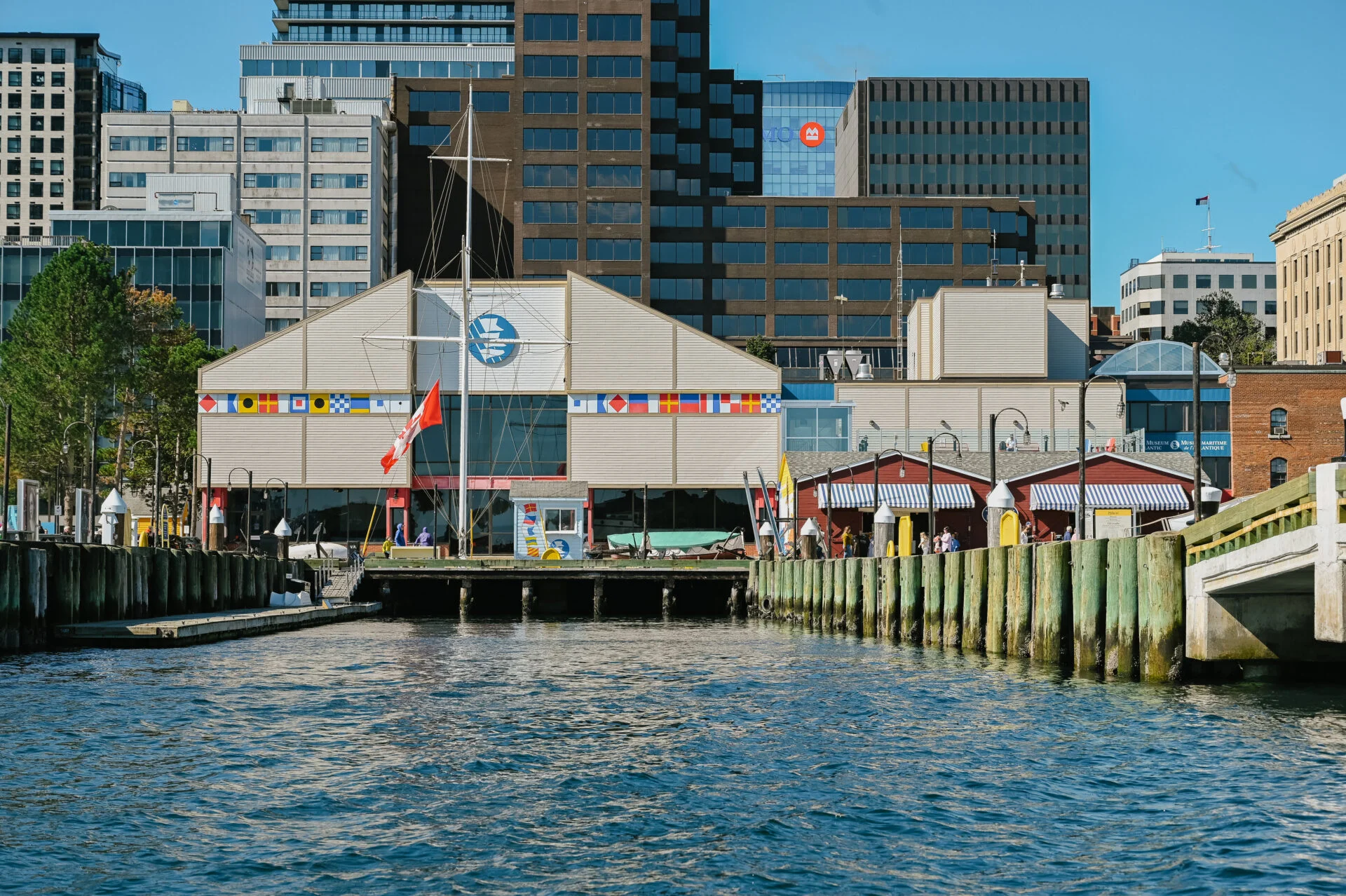 Halifax Maritime Museum from the water on Halifax road trip