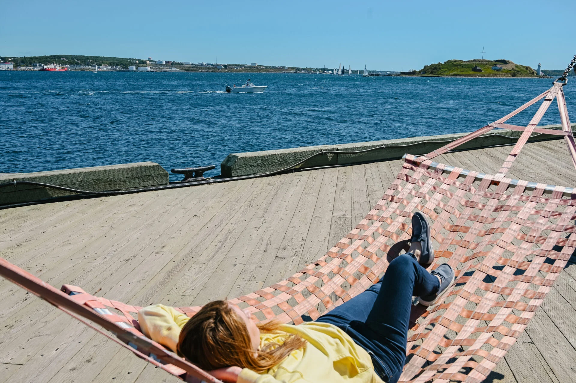 Halifax Boardwalk Hammocks a great Halifax road trip stop