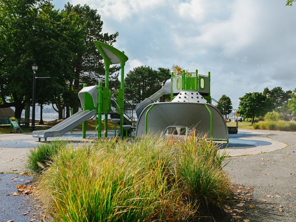 playground in ferry terminal park - things to do in dartmouth nova scotia in the summer 