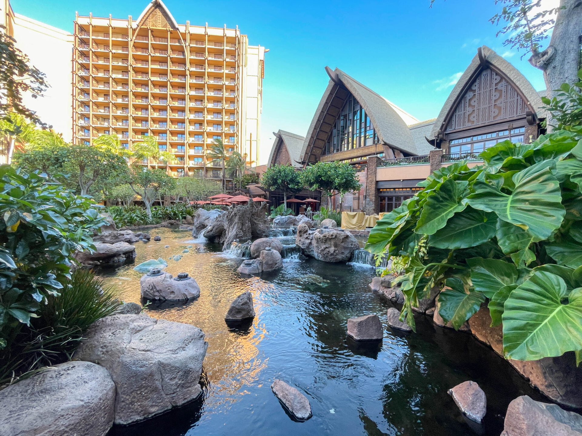 Disney's Aulani Resort Koi Pond (HD) 1 Hour Loop - Here With The Magic