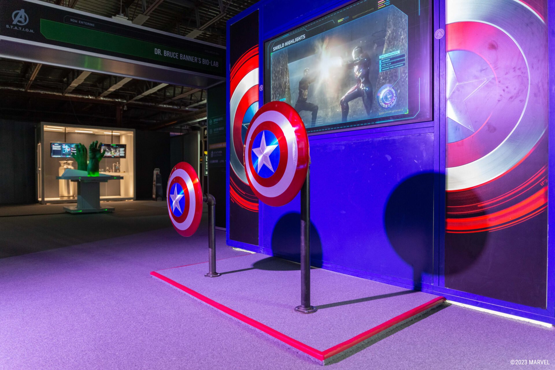 inside avengers experience, one of the spring break ideas vancouver