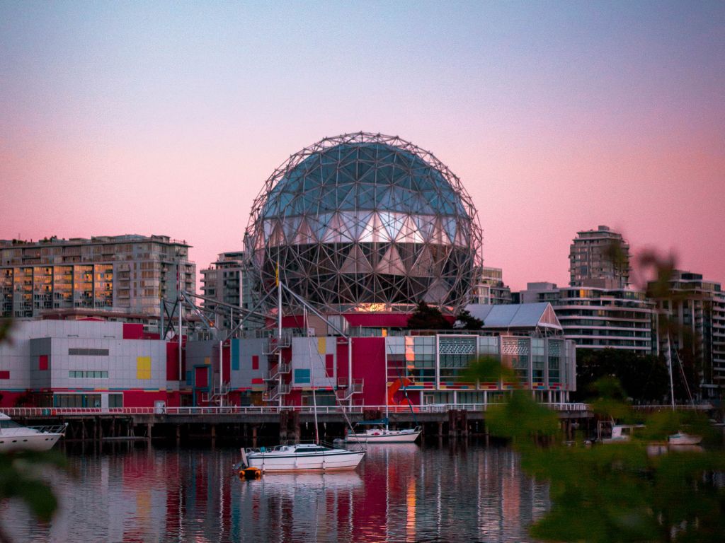 outside view of scienceworld in vancouver