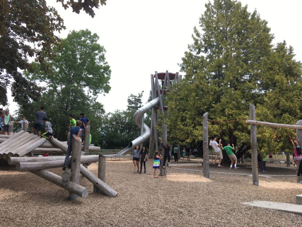terra nova adventure park in richmond, one of the best playgrounds in lower mainland