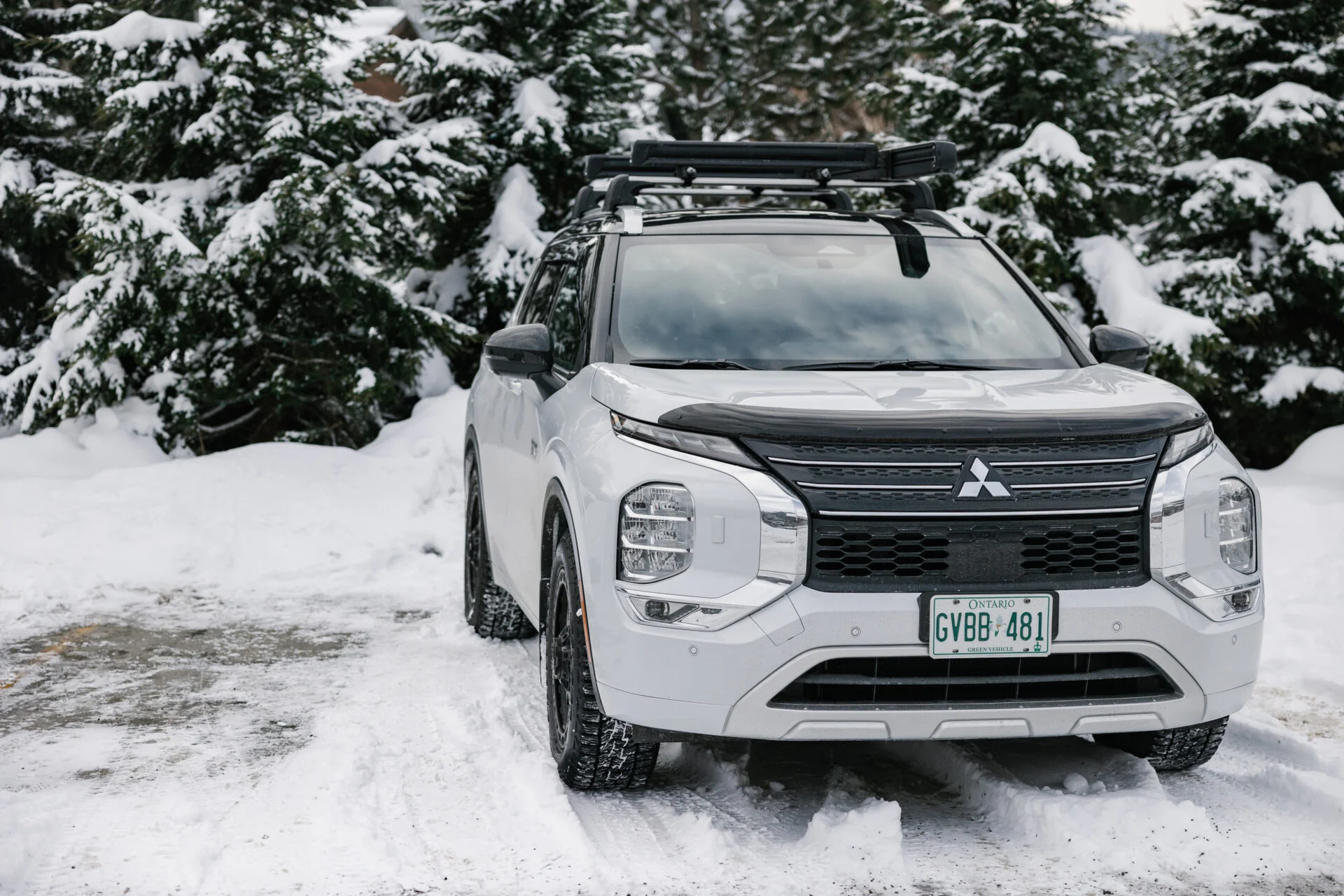 Embrace The Canadian Winter With The Mitsubishi Outlander PHEV Weekend  Camper - Adventure Awaits
