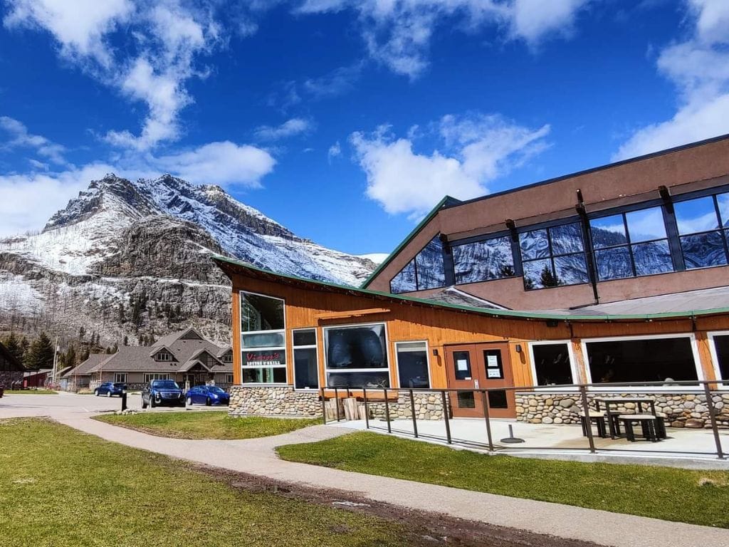outside view of the waterton lakes lodge resort, one of the many Family Reunion Venues In Alberta