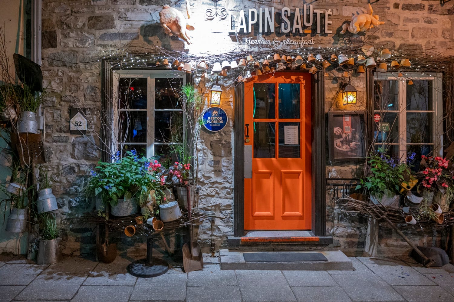 Photograph of the Enchanted Entrance of Le Lapin Sauté