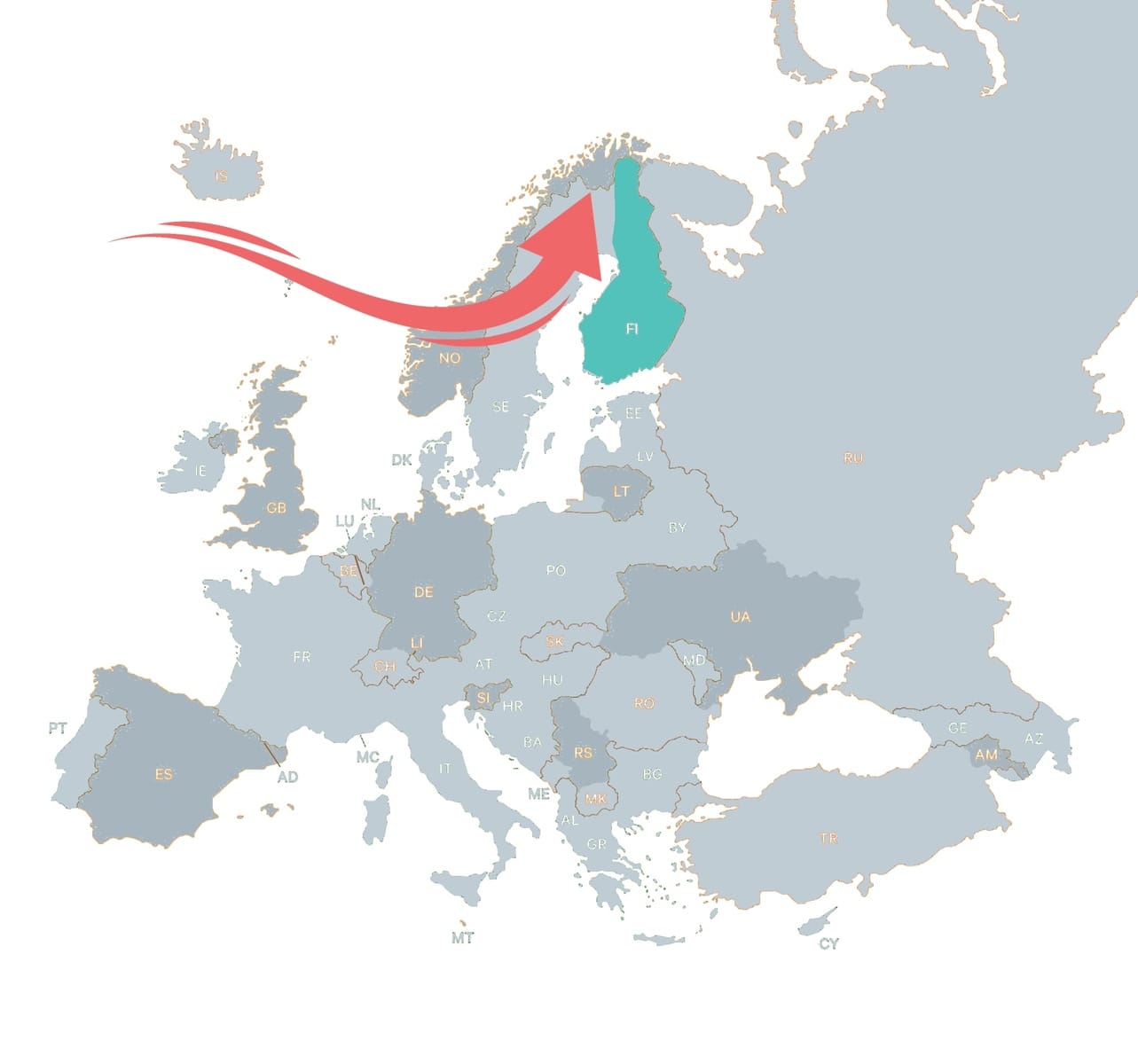 Finland Map