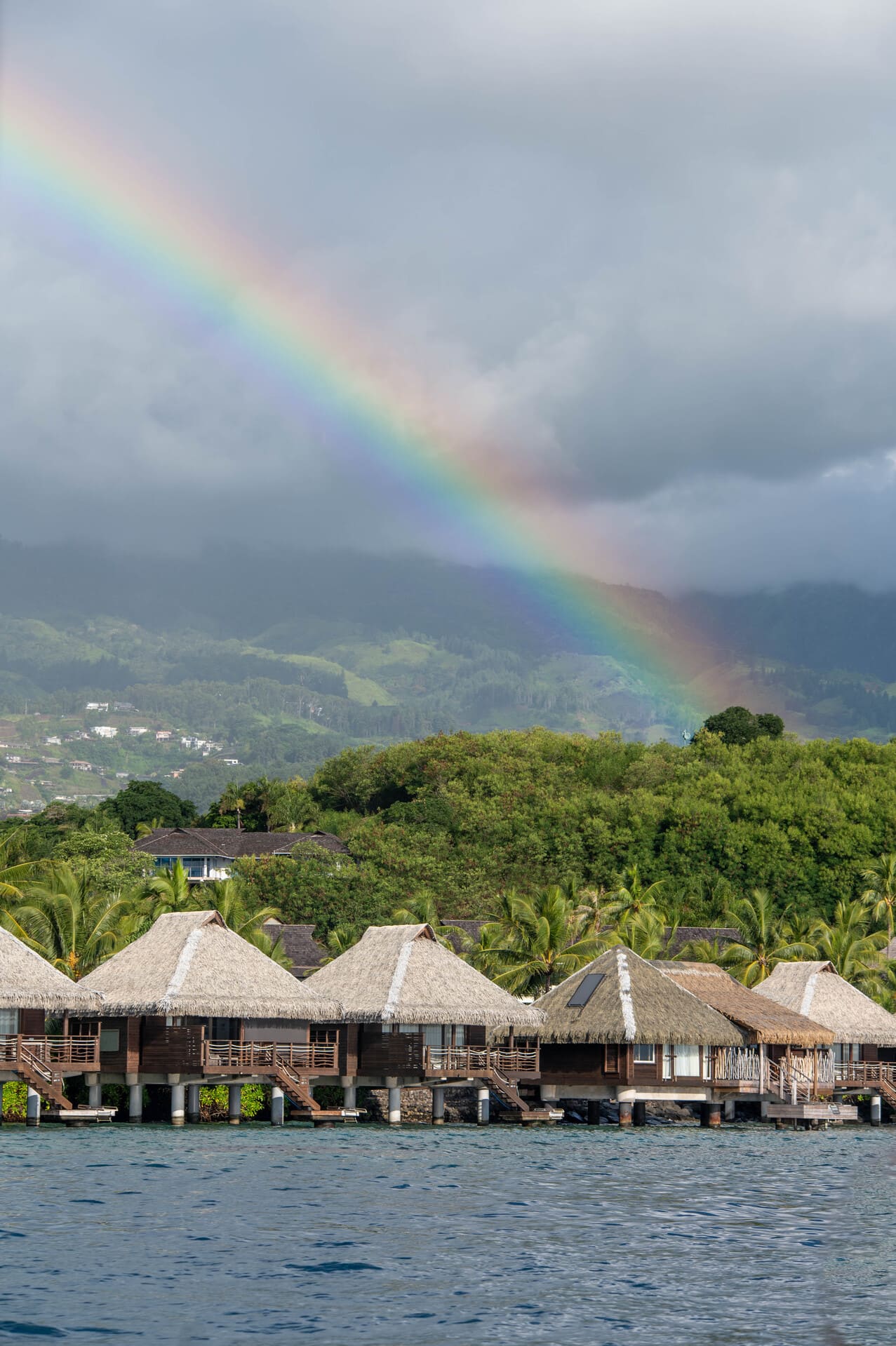 rainbow over Papeete