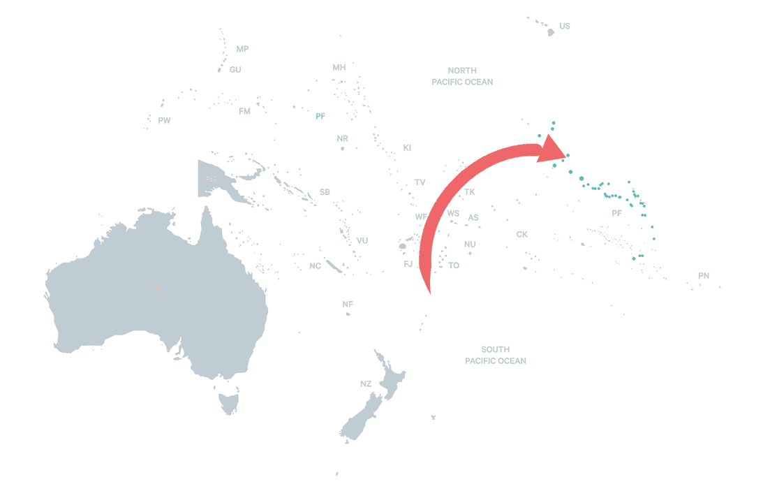 French Polynesia Map